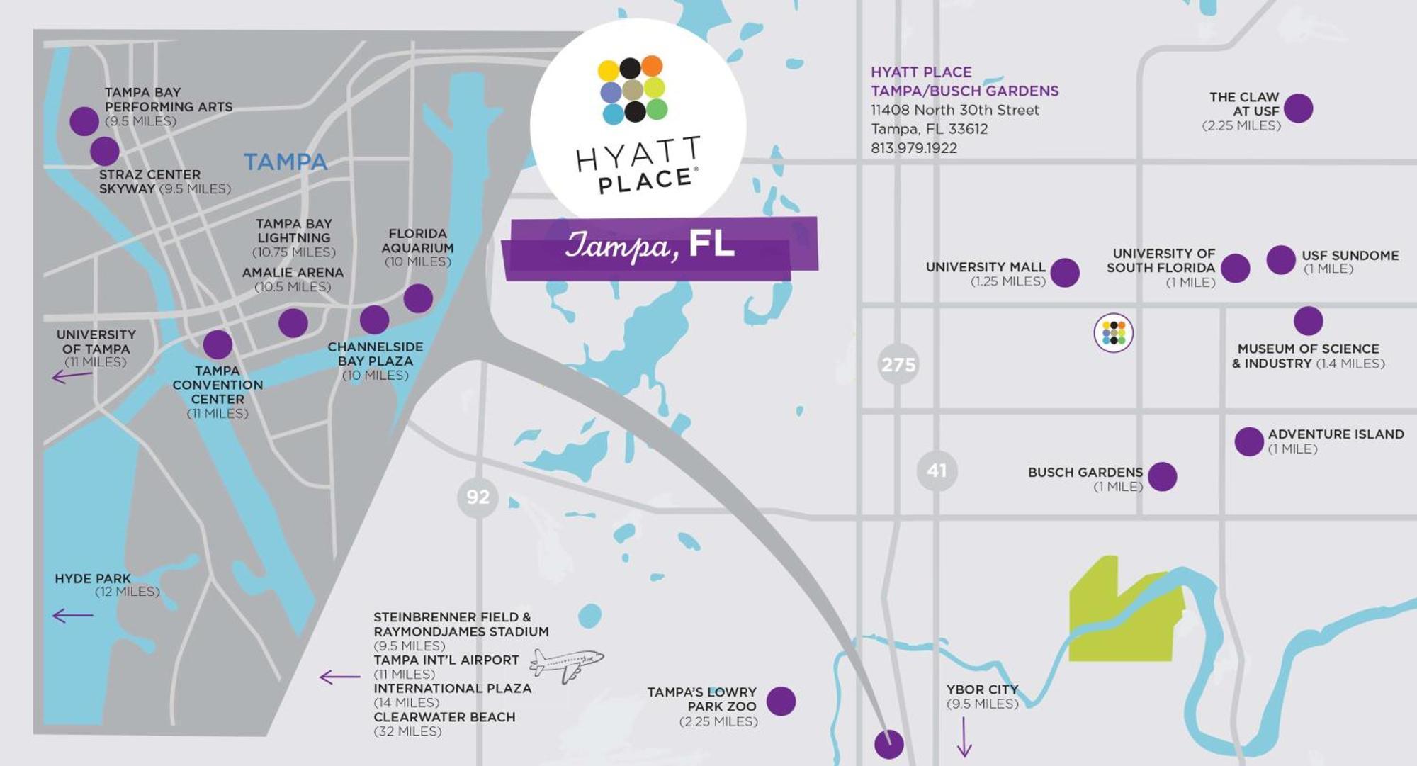 Hyatt Place Tampa Busch Gardens מראה חיצוני תמונה